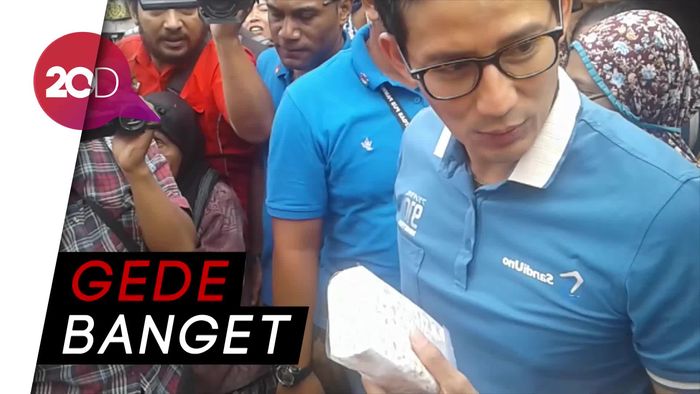 Ke Ponorogo, Sandi Temukan Tempe Berukuran Batu Bata