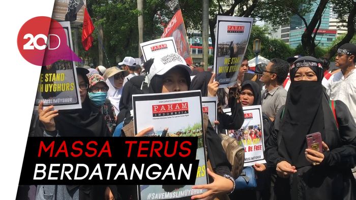 Ada Aksi Bela Uighur, Kedubes China Diberi Kawat Berduri
