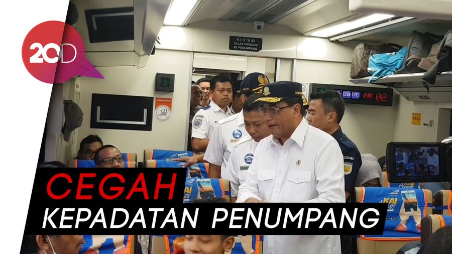 Sidak Stasiun Pasar Senen, Menhub: Ruang Tunggu Masih Minim