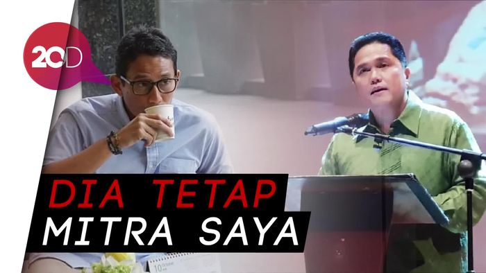 Erick Thohir Dilaporkan ke Bawaslu, Sandi: Ini Bagian Demokrasi