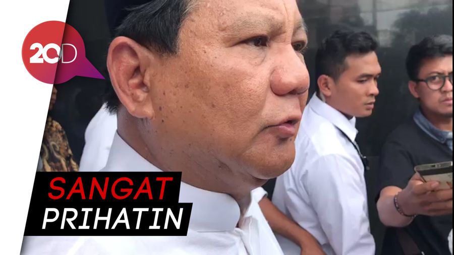 Prabowo Prihatin dengan Korban Tsunami Banten dan Lampung