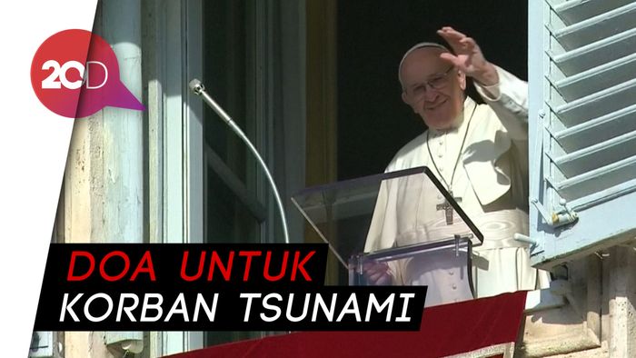 Paus Fransiskus Doakan Korban Tsunami Selat Sunda