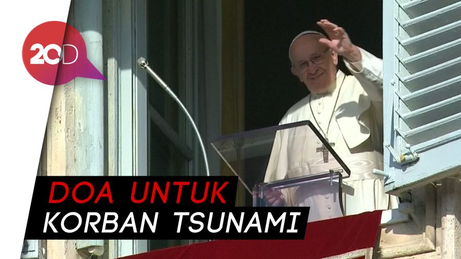 Paus Fransiskus Doakan Korban Tsunami Selat Sunda
