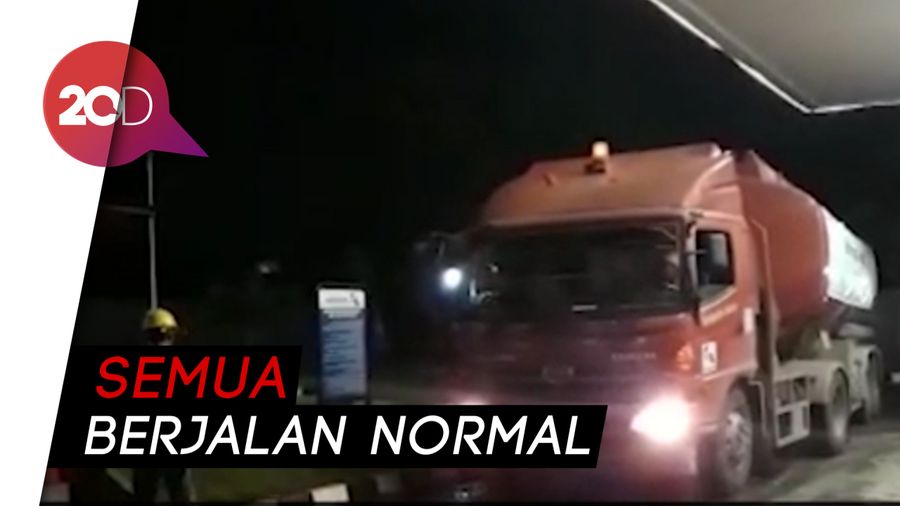 Penyaluran BBM di Wilayah Terdampak Tsunami Banten Aman