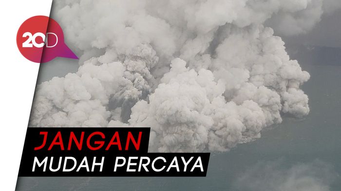 BNPB: Jangan Percaya Info Hoax Gunung Anak Krakatau