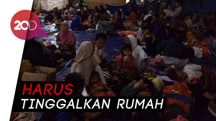 Potret Posko Pengungsian Korban Tsunami di Labuan