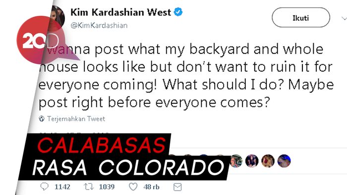Rayakan Natal, Kim K Ubah Rumahnya Jadi Dunia Salju