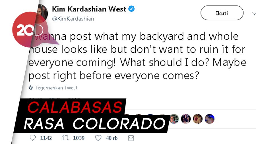 Rayakan Natal, Kim K Ubah Rumahnya Jadi Dunia Salju