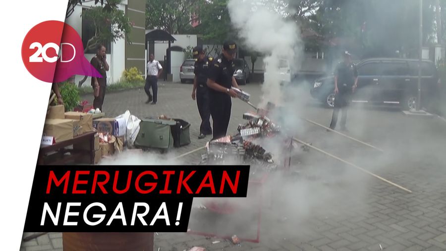 127 Ribu Batang Rokok Ilegal Dimusnahkan 
