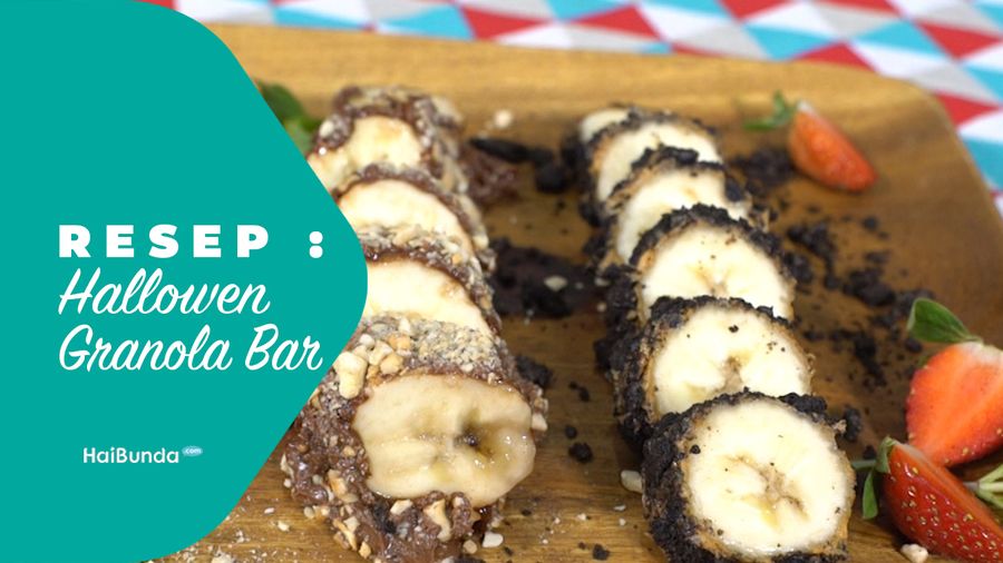 Resep Halloween Granola Bar