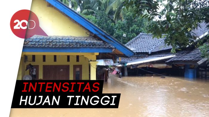Lokasi Tsunami di Pandeglang Terendam Banjir 
