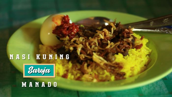 Nasi Kuning Saroja, Manado