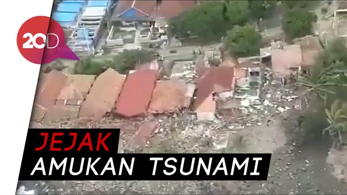 Dahsyatnya  Kerusakan Akibat Tsunami di Lampung Selatan