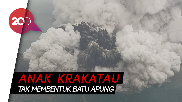 Letusan Gunung Anak Krakatau Takkan Seperti Krakatau 1883