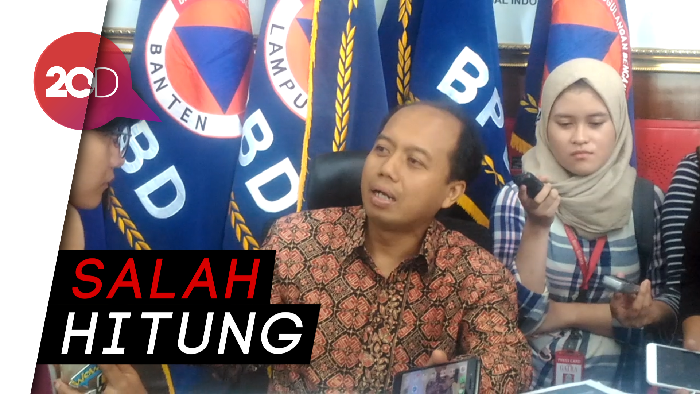 BNPB Ralat Jumlah Korban Tsunami Selat Sunda: 426 Orang Tewas