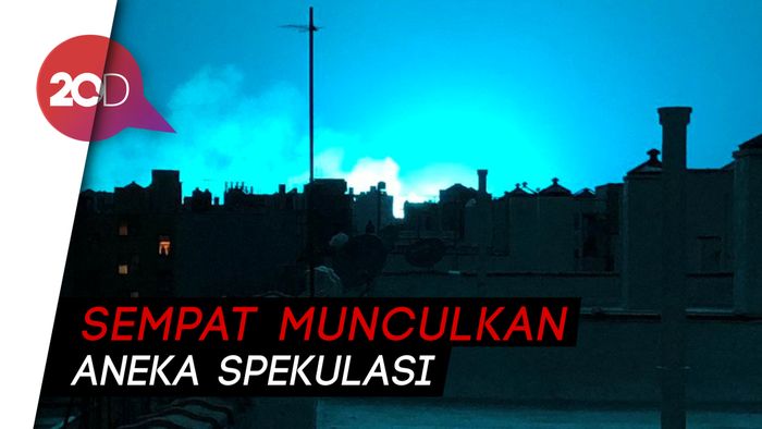Cahaya Biru di Langit New York Bikin Geger, Ternyata Ini Jawabannya