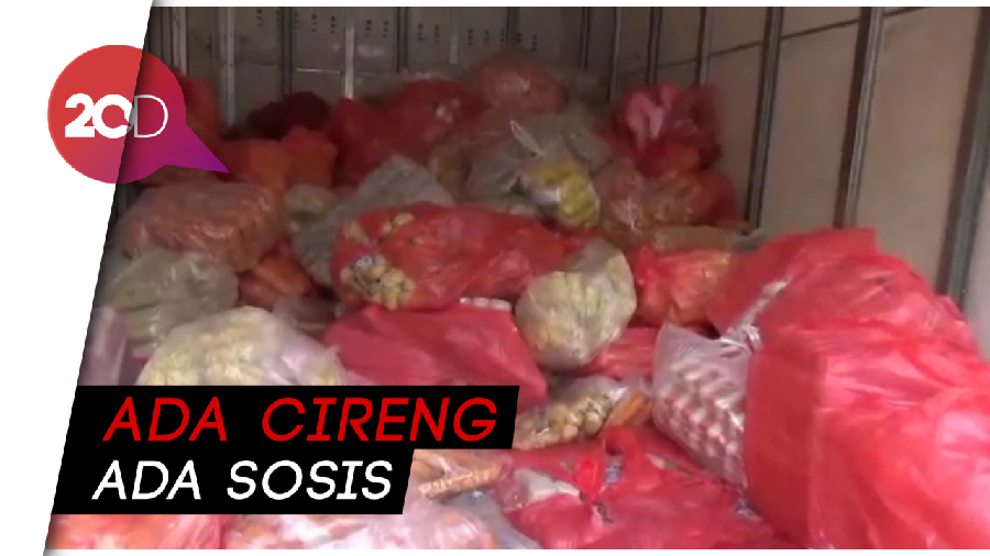 Polisi Ringkus Truk Berisi Ribuan Makanan Beku Tanpa Izin Edar