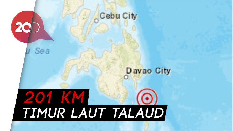Gempa Magnitudo 7.1 Sulut Berpusat di Filipina 