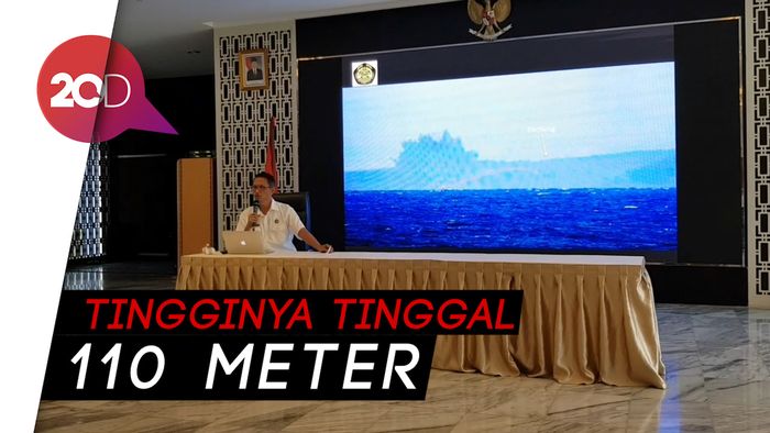 Gunung Anak Krakatau Menyusut, Potensi Longsor Berkurang