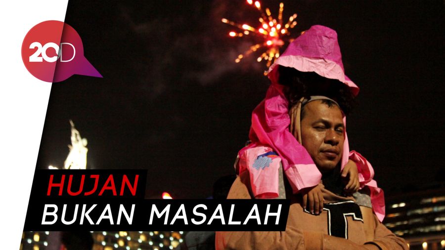 Kemeriahan Malam Tahun Baru di Sudirman-Thamrin