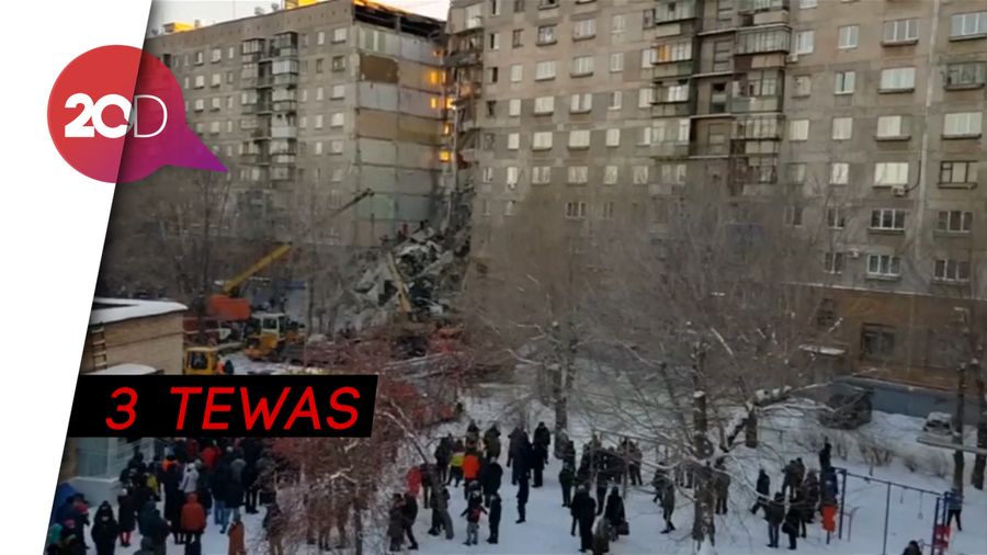 Ledakan di Apartemen Rusia Saat Penghuni Sedang Terlelap 