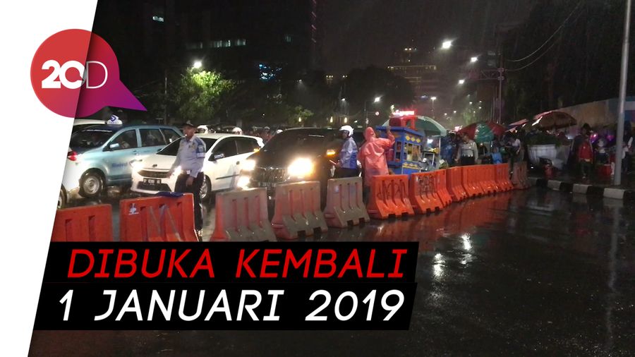 Maaf, Akses Jalan Menuju Balai Kota Jakarta Ditutup!
