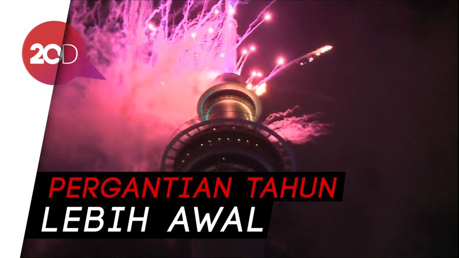 Perayaan Tahun Baru 2019 di Selandia Baru Meriah