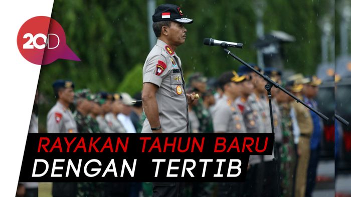Titik Konsentrasi Pengamanan Polisi di Malam Tahun Baru