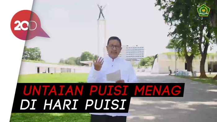 Untaian Puisi Menag: Di Indonesia, Agama Jadi Napas Anak Bangsa