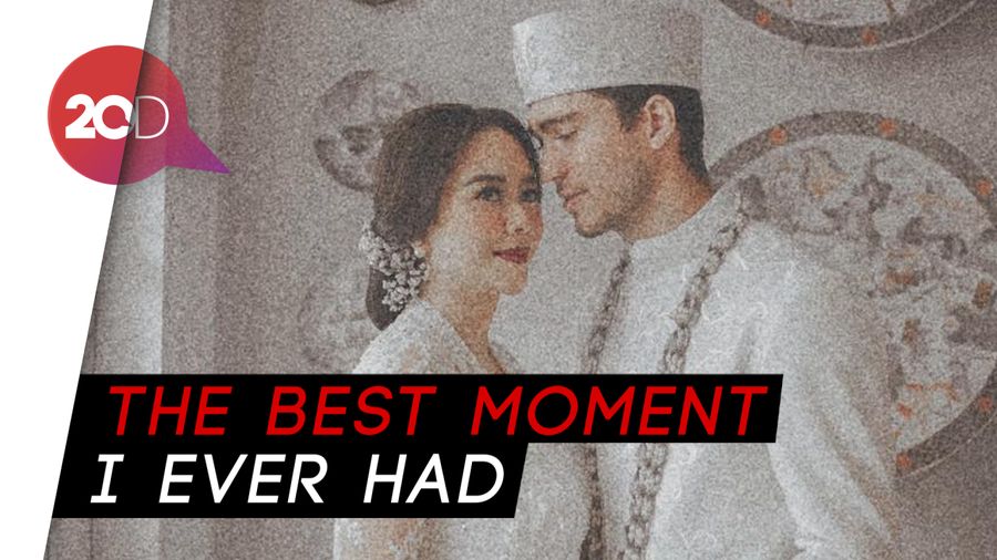 Aura Kasih Awali 2019 dengan Posting Foto Nikahan