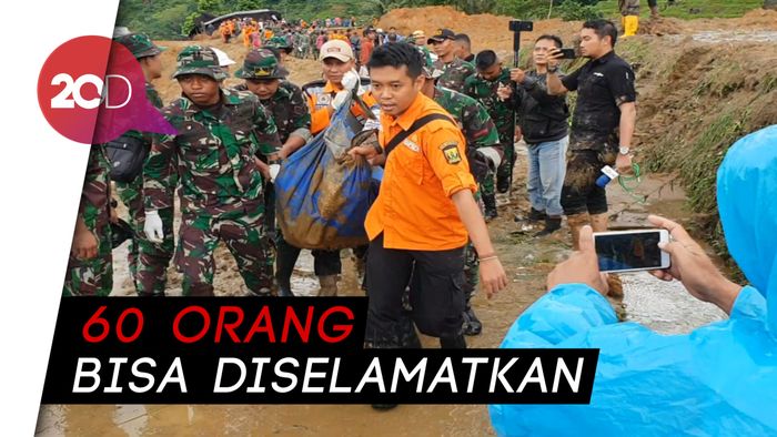 Longsor Sukabumi Timbun 107 Orang, 9 Orang Meninggal Dunia