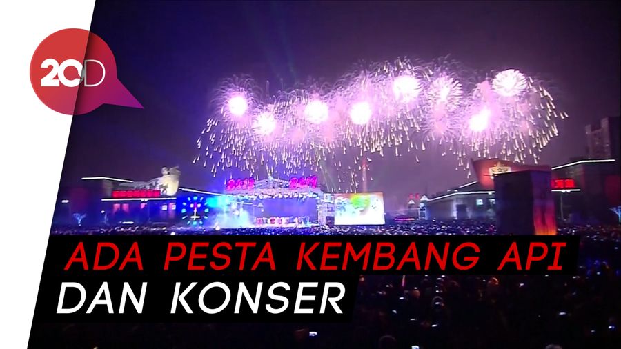 Pergantian Tahun di Korut Ternyata Meriah Juga...