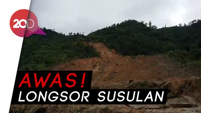 Waspada! Longsor Susulan Terjadi di Kampung Adat Sukabumi
