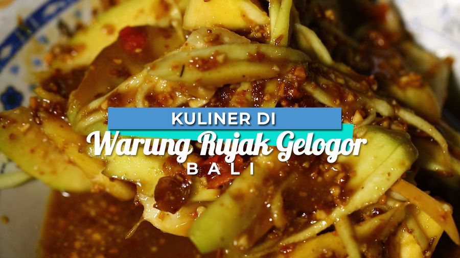 Segarnya Rujak Pindang di Warung Rujak Gelogor, Bali