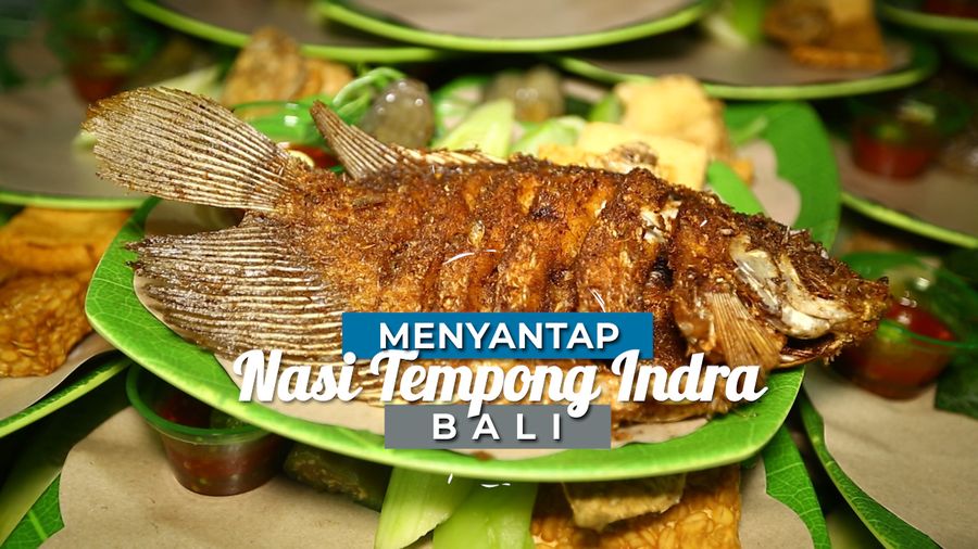 Lezatnya Berbagai Macam Makanan di Nasi Tempong Indra, Bali