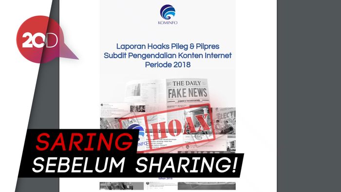 Daftar 62 Konten Hoax Pemilu 2019 yang Teridentifikasi Kominfo