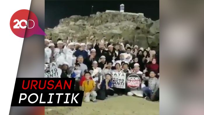 Di Jabal Rahmah, Rizieq Pimpin Deklarasi 2019 Ganti Presiden