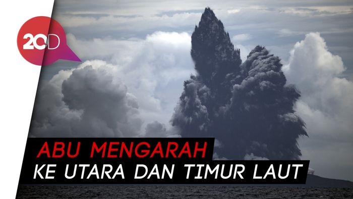 Gunung Anak Krakatau Erupsi Lagi, Tinggi Abu Capai 2 Ribu Meter