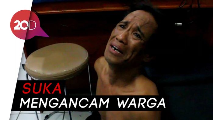 Preman Galak, Mewek Setelah Ditangkap Polisi