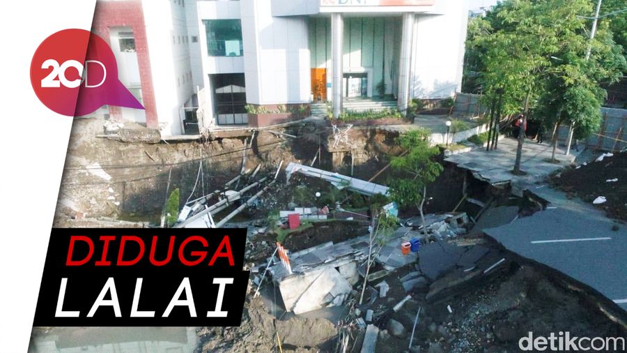 Polisi Tetapkan 2 Tersangka Terkait Amblasnya Jalan Gubeng