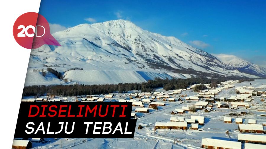 Desa Uighur Bak Negeri Dongeng Musim Dingin