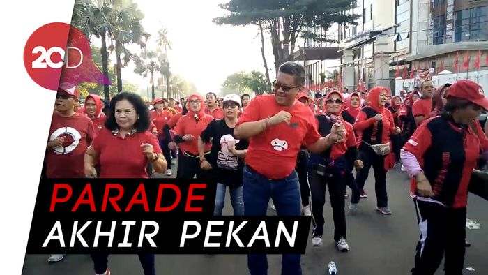  HUT ke-46, PDIP Merahkan Kemayoran 