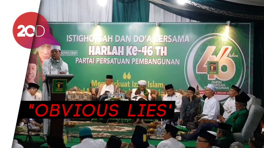 Milad Ke-46 PPP, Rommy Sindir Prabowo Berbohong