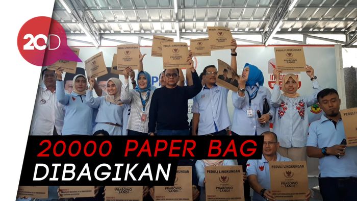 Seknas Prabowo-Sandi Kampanye Pengurangan Kantong Plastik