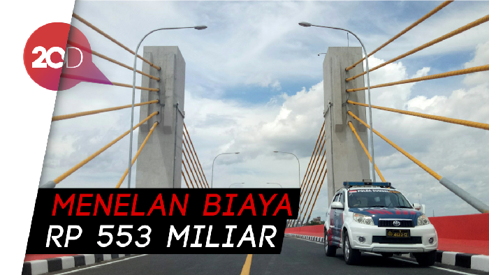 Akhirnya Jembatan Musi IV Palembang Mulai Diuji Coba
