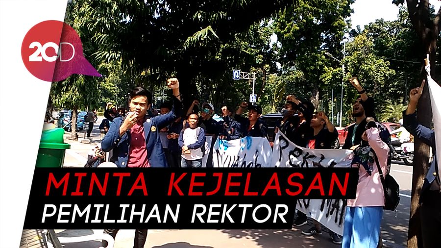 Dari Bandung, Mahasiswa Unpad Demo di Gedung Kominfo
