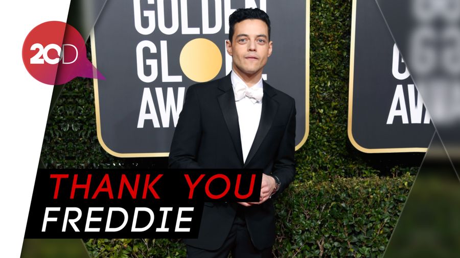 Sukses Jadi Freddie Mercury, Rami Malek Aktor Terbaik Golden Globe 2019