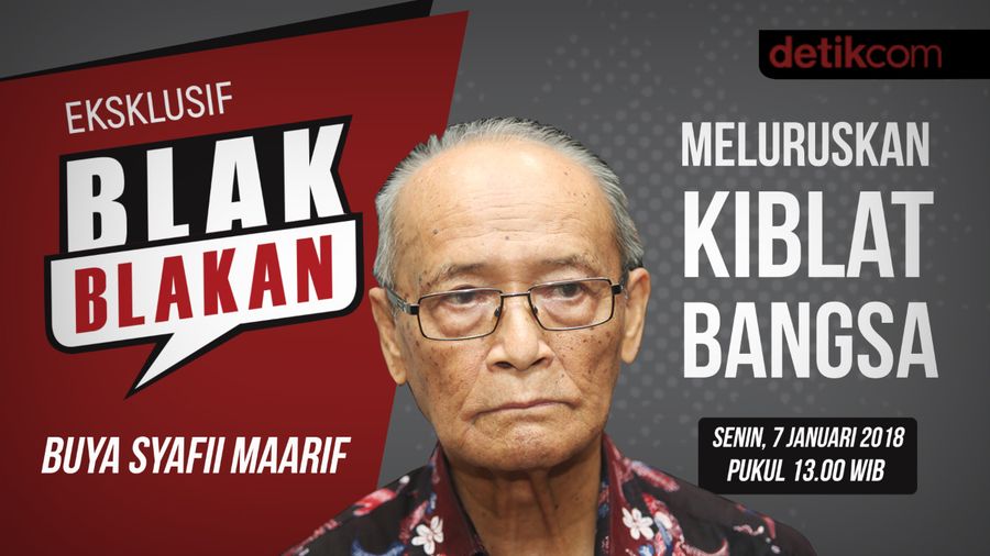 Tonton Blak-blakan Buya Syafii: Meluruskan Kiblat Bangsa