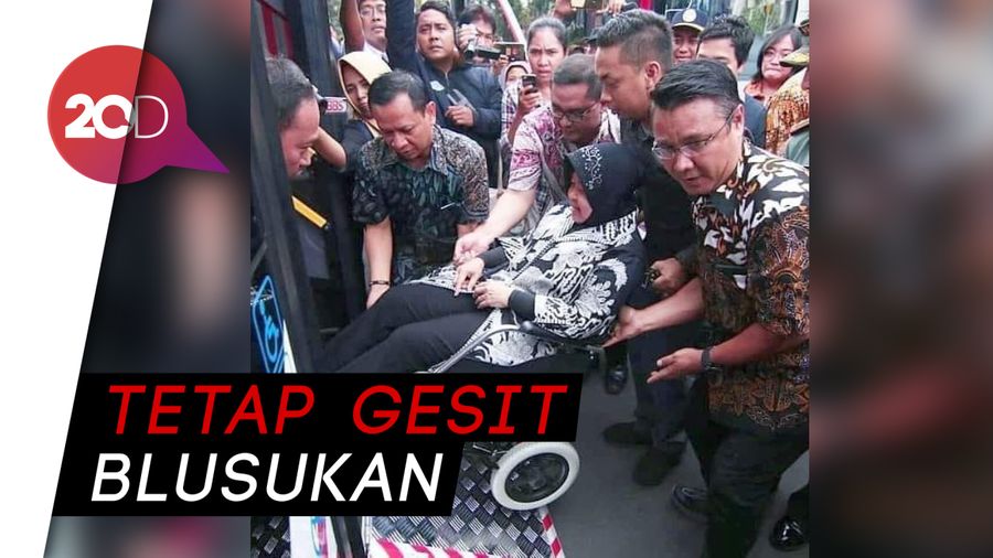 Sudah 20 Hari Berkursi Roda, Apa Kabar Bu Risma?
