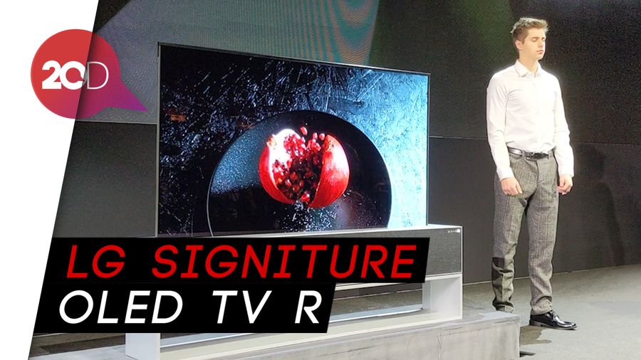 Super Kece! TV LG Ini Bisa Digulung Loh